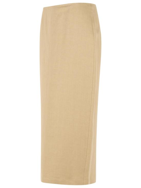 26SS 막스마라 미디 스커트 2611101173003 Beige - MAX MARA