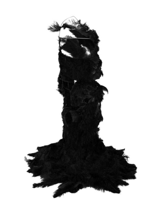 26SS 디 아티코 원피스 260WCW00297EMB013RA 100 BLACK - THE ATTICO