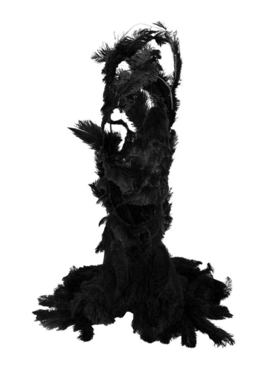 26SS 디 아티코 원피스 260WCW00297EMB013RA 100 BLACK