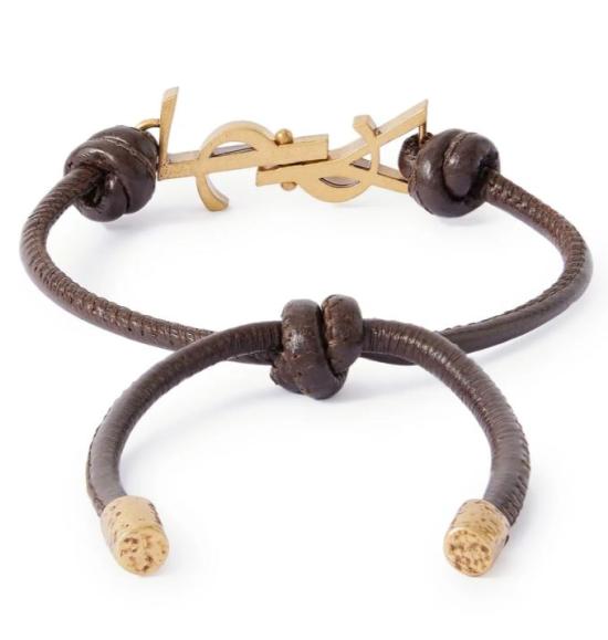 26SS 생로랑 팔찌 861459 AAD2P2596 Burnt chocolate - SAINT LAURENT