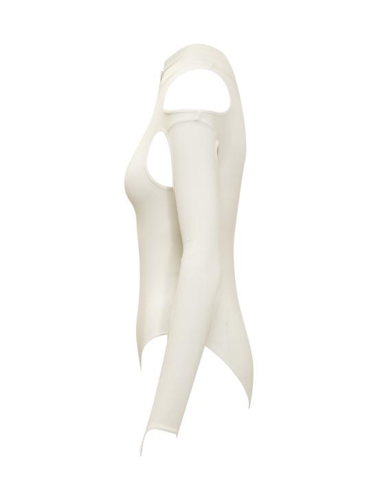  안드레아 아다모 반팔 티셔츠 ADFW23BO02524775 0060 IVORY - ANDREA ADAMO