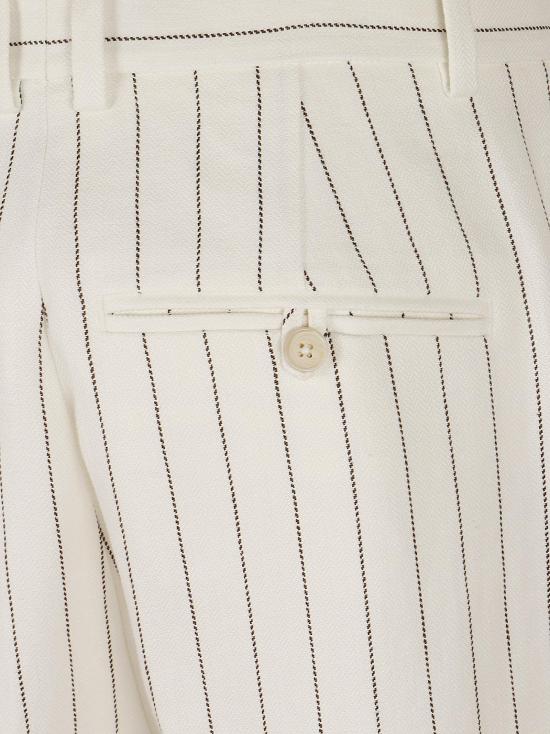 26SS 폴로 랄프로렌 스트레이트 팬츠 211A96318 001 PINSTRIPE WHITE - POLO RALPH LAUREN