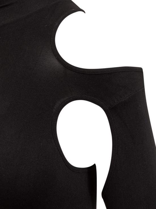  안드레아 아다모 반팔 티셔츠 ADFW23BO02524775 0040473 BLACK - ANDREA ADAMO