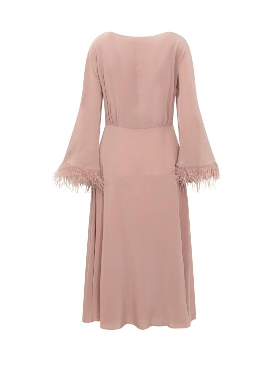  막스마라 스튜디오 미디 원피스 62260324600 040 BLU - MAX MARA STUDIO