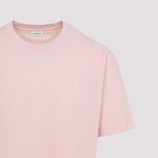 26SS 생로랑 폴로 티셔츠 832941 Y37HC 5631 ROSE NATUREL PINK PURPLE - SAINT LAURENT