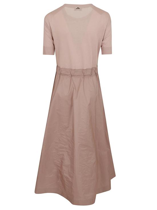 26SS 에르노 롱 원피스 AB000032D 52056 4035 CIPRIA NUDE NEUTRALS - HERNO
