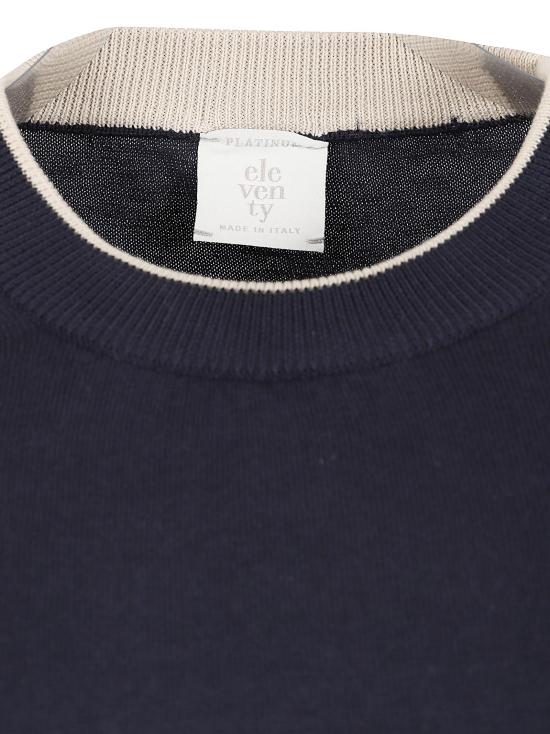 26SS 일레븐티 스웨터 M76MAGM66 MAG0M041 11 03 BLU TORTORA BLUE - ELEVENTY