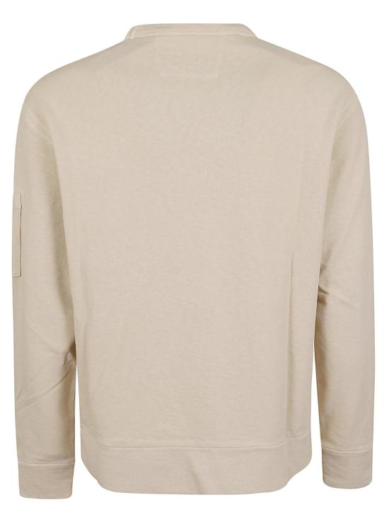 26SS 씨피 컴퍼니 스웨터 20CMSS207A 110337O 114 FROZEN DEW WHITE - C.P. COMPANY