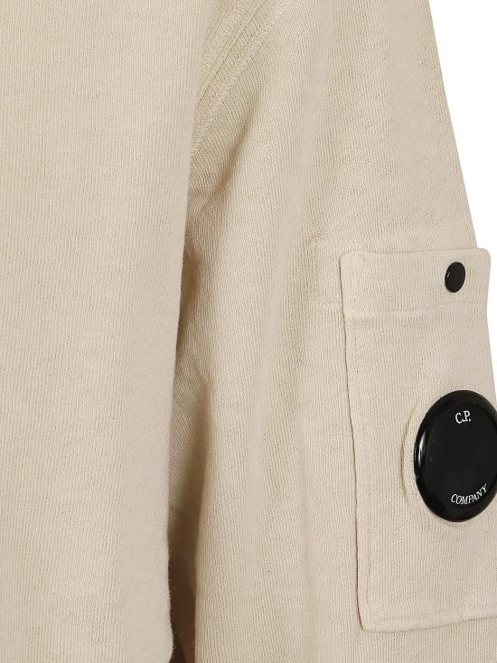 26SS 씨피 컴퍼니 스웨터 20CMSS207A 110337O 114 FROZEN DEW WHITE - C.P. COMPANY