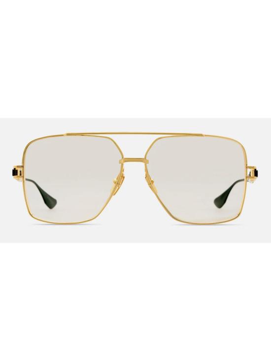 26SS 디타 안경 DTX159 A 01 GRAND EMPERIK YELLOW GOLD MATTE BLACK YELLOW ORANGE