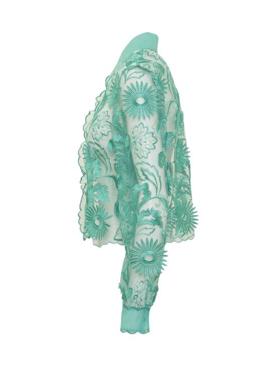  알베르타 페레티 셔츠 02171637 0382 VERDE - ALBERTA FERRETTI