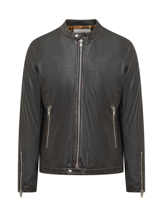  불리 가죽 자켓 BA235314 BK10 VINTAGE NERO