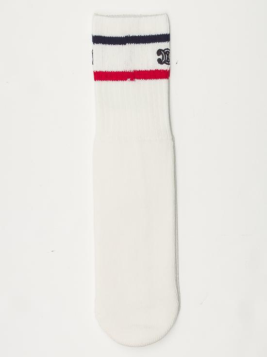  셀린느 양말 2A41V289Q 01ED WHITE RED