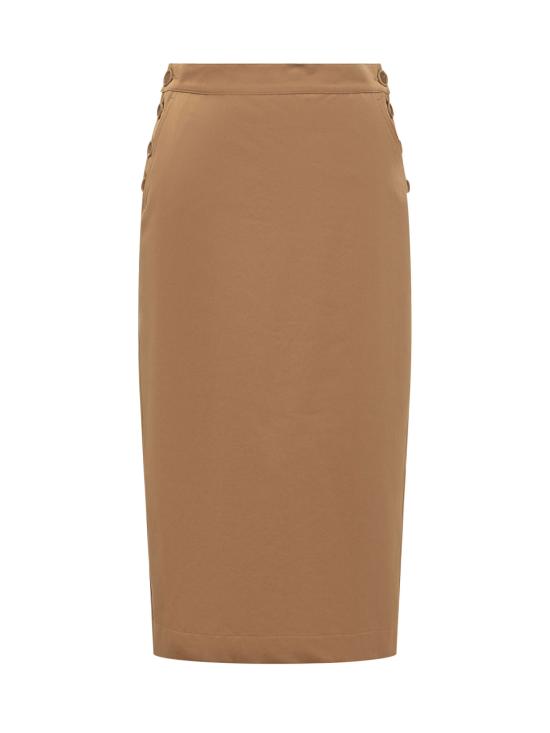  막스마라 미디 스커트 2411101023600 006 CUOIO