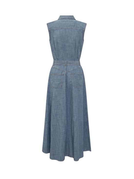  세미쿠튀르 데님 원피스 S4SY16 Z840 CHAMBRAY - SEMI-COUTURE