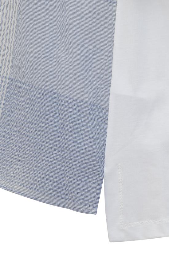  세미쿠튀르 반팔 티셔츠 S4SJ01 RG083 MILLERIGHE BIANCO - SEMI-COUTURE