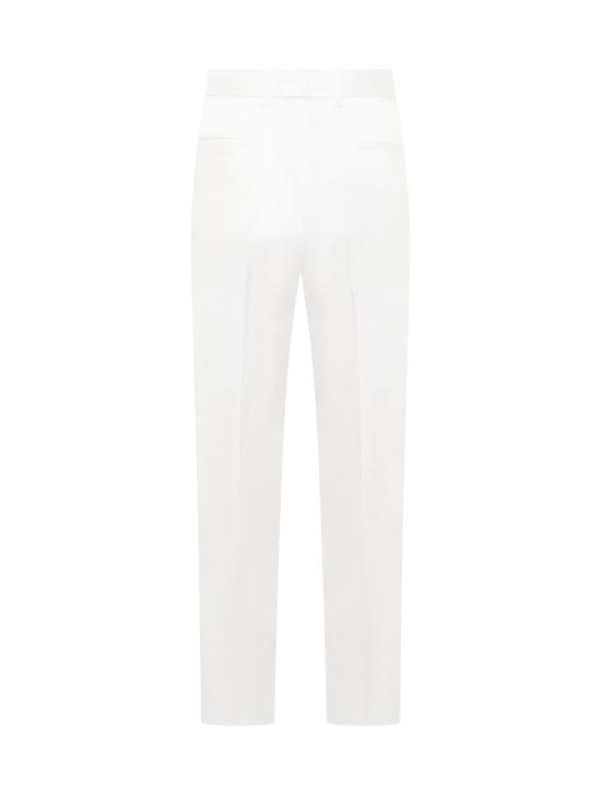  엠포리오 아르마니 스트레이트 팬츠 D41P35D1180 101 BIANCO SETA - EMPORIO ARMANI