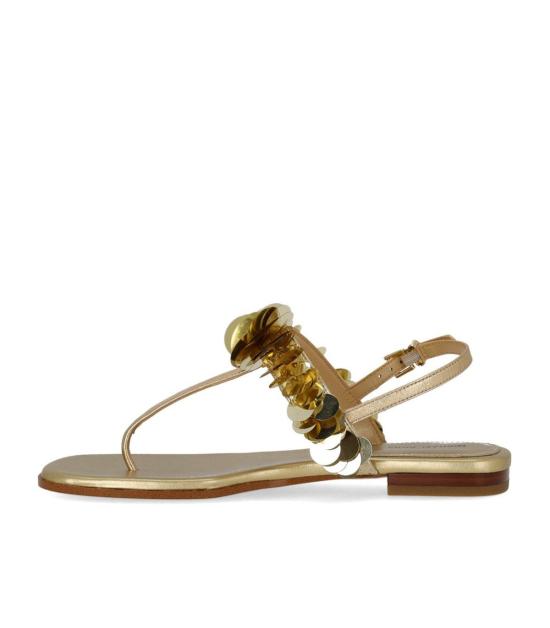 26SS 마이클 코어스 샌들 40S6LRFS2Q 740 36 Gold - MICHAEL KORS