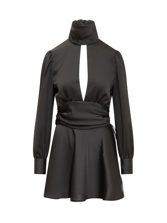  나인 미니츠 숏 원피스 24FWNAB0024 BLACK