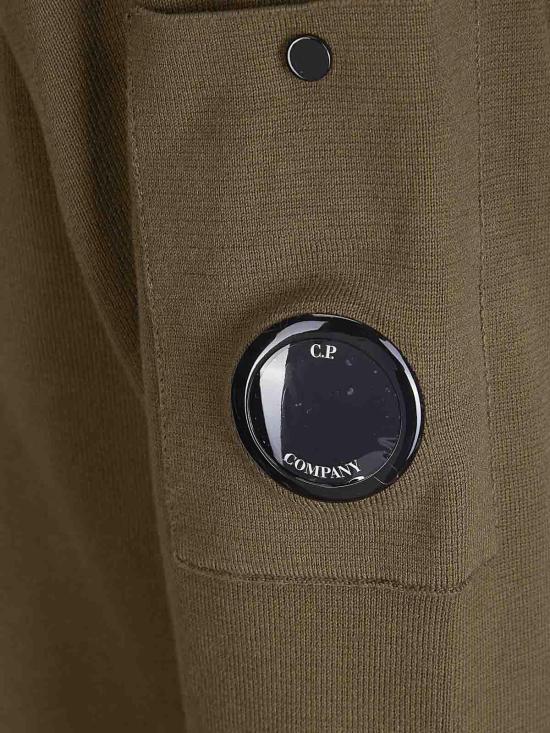 26SS 씨피 컴퍼니 코튼 씨 아일랜드 렌즈 스웨터 20CMKN097A110560A683 Green - C.P. COMPANY