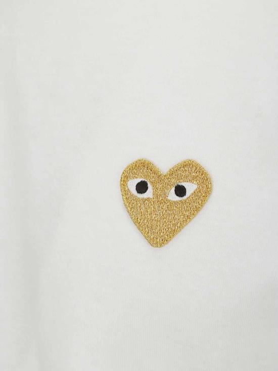  꼼데가르송 반팔 티셔츠 AXT2160514 White - COMME DES GARCONS