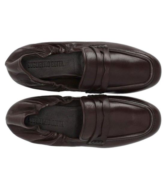 26SS 굴리엘모 로타 로퍼 SATIN 36 Brown - GUGLIELMO ROTTA