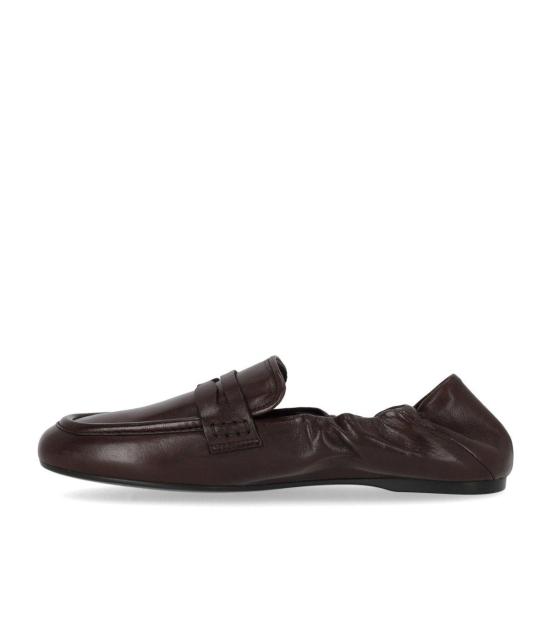 26SS 굴리엘모 로타 로퍼 SATIN 36 Brown - GUGLIELMO ROTTA