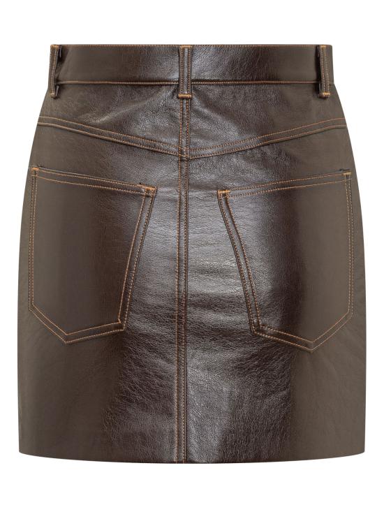  나인 미니츠 숏 스커트 24FWNGN0002 BROWN - NINEMINUTES