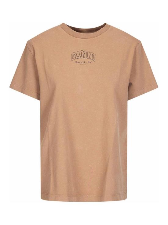 26SS 가니 반팔 티셔츠 A105015803P Brown