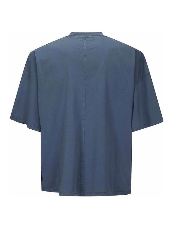 26SS 하이쿠레 반팔 티셔츠 HEM54072TJ058PXT0251 Dark Blue - HAIKURE