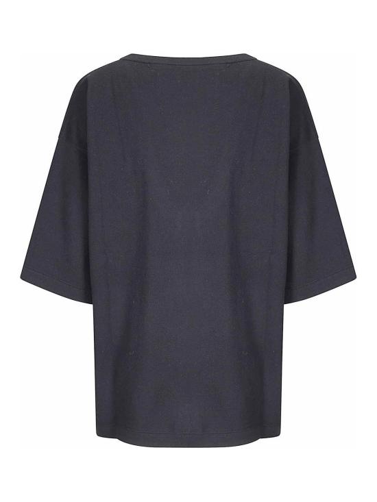 26SS 익스트림캐시미어 반팔 티셔츠 40617411TU05RAVEN Black - EXTREME CASHMERE