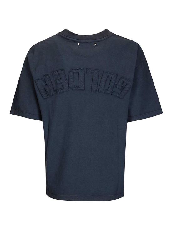 26SS 골든구스 반팔 티셔츠 GWP01874P00157690456 Black - GOLDEN GOOSE