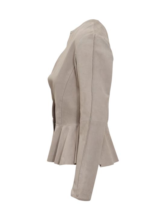  불리 가죽 자켓 BE227744SUEDE C673 GRIGIO MEDIO - BULLY