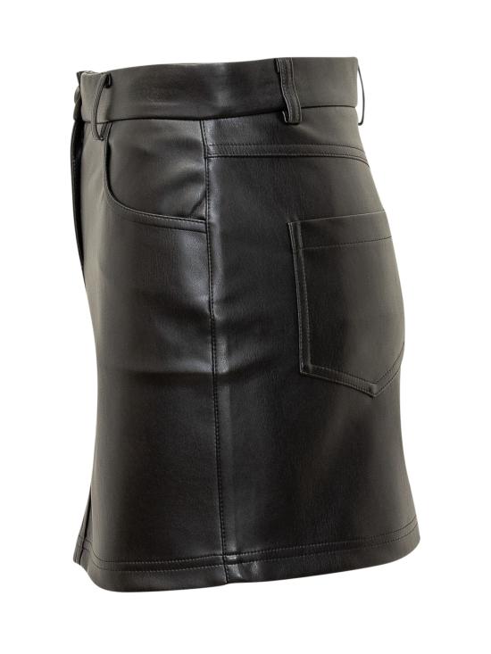  세미쿠튀르 숏 스커트 Y4WT21 Y690 NERO - SEMI-COUTURE