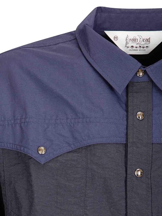 26SS 브레인데드 긴팔 셔츠 P26T24004895BLACK Black - BRAIN DEAD