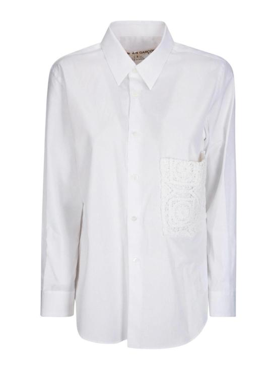 26SS 꼼데가르송 블라우스 GQB012S261 White