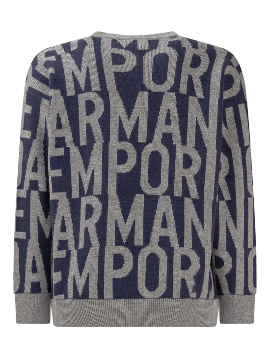  [키즈] 엠포리오 아르마니 풀오버 6L4M594M0VZ F958 NAVY G MELANGE - EMPORIO ARMANI