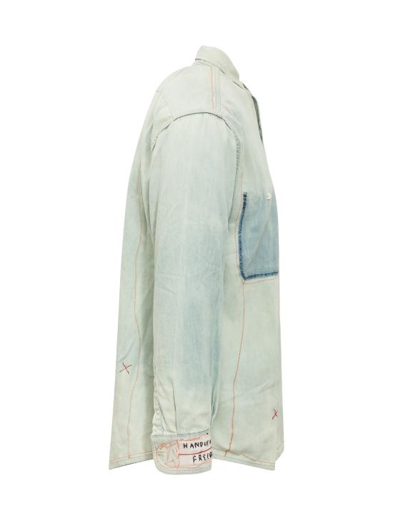  핸들 위드 프리덤 긴팔 셔츠 HWF036 LIME - HANDLE WITH FREEDOM