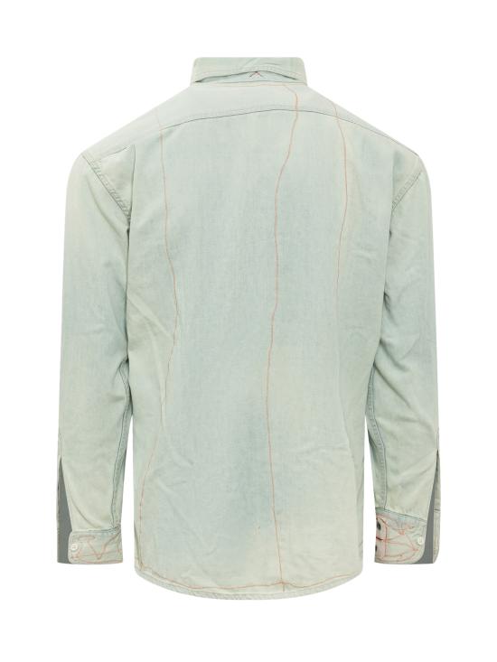  핸들 위드 프리덤 긴팔 셔츠 HWF036 LIME - HANDLE WITH FREEDOM