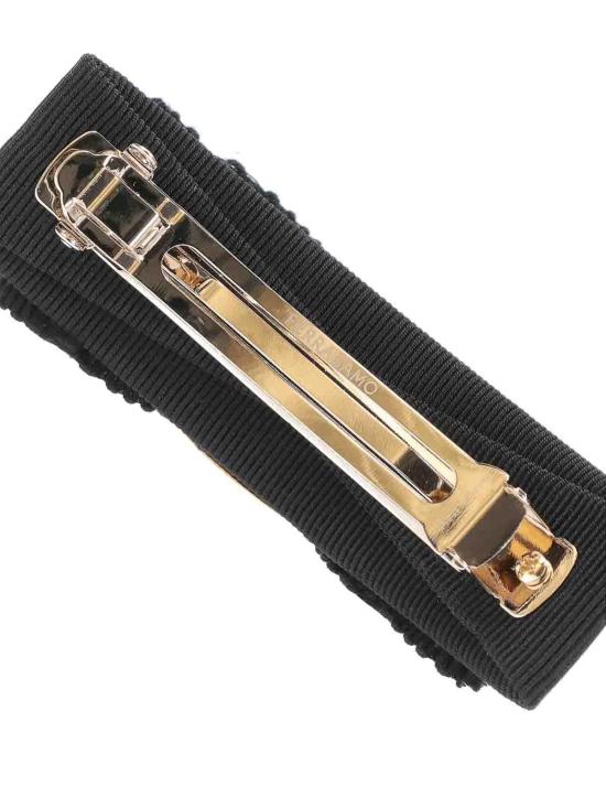 26SS 살바토레 페라가모 헤어 액세서리 662681001 Black - SALVATORE FERRAGAMO