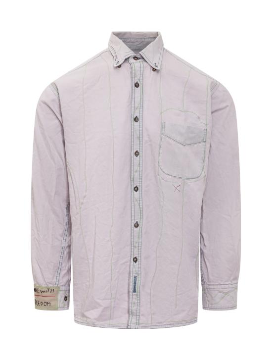  핸들 위드 프리덤 긴팔 셔츠 HWF036 LAVANDER