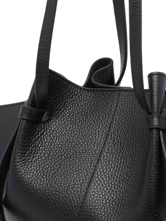 26SS 유제피 숄더백 MOCHIPEBBLEGRAINLEATHERL034 Black - YUZEFI