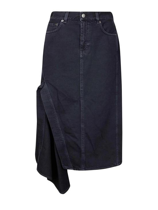 26SS 하이쿠레 미디 스커트 HEW08104GF172PXT0491 Denim