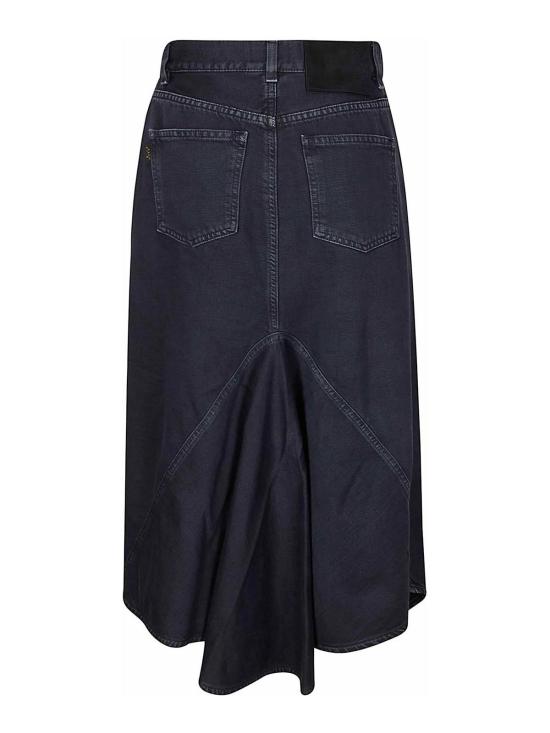 26SS 하이쿠레 미디 스커트 HEW08104GF172PXT0491 Denim - HAIKURE