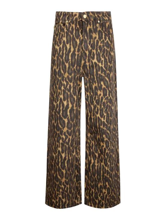 26SS 가니 레오파드 배기진 A1100033894 Light Brown