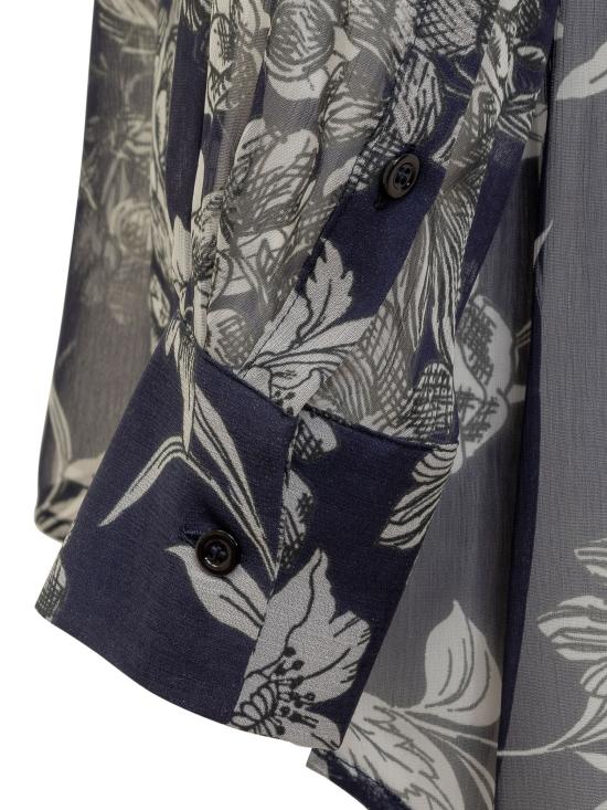  세미쿠튀르 셔츠 Y4SS22 FLW43 ST FIORE BLU - SEMI-COUTURE