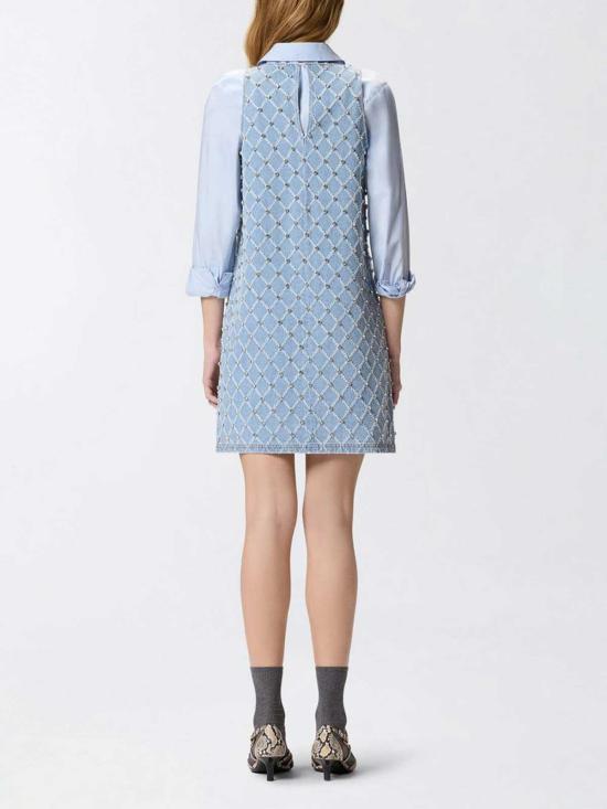 26SS 핑코 미디 스커트 106245A32NPJE Denim - PINKO