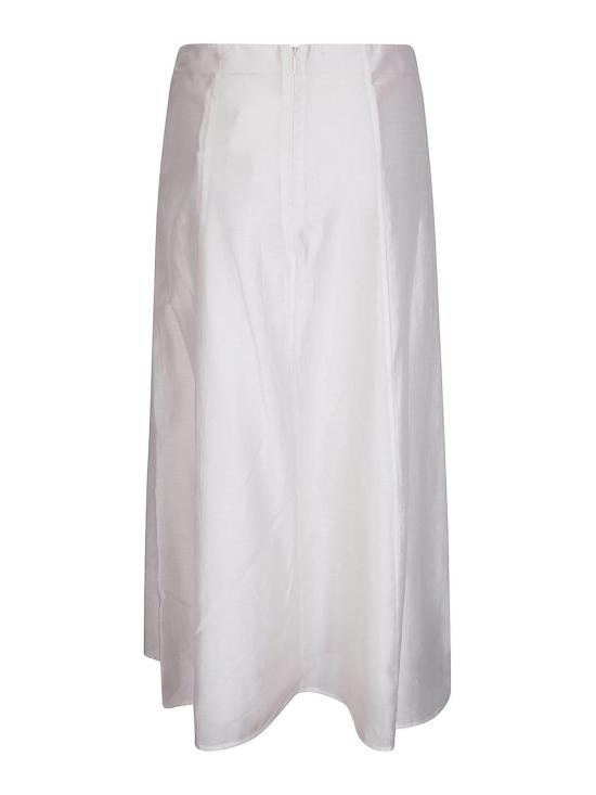 26SS 캘빈클라인 미디 스커트 LV044F607GGNA White Gold - CALVIN KLEIN