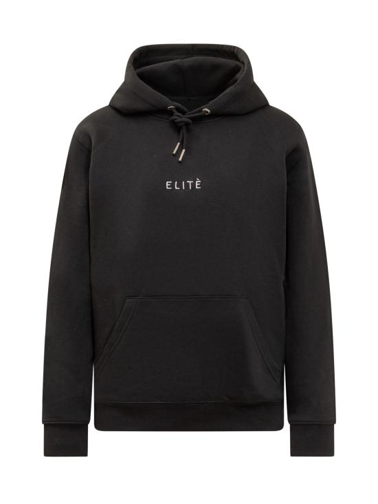  L'ELITE' 55 긴팔 티셔츠 HOE175RICAMO BLK WHT