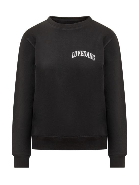  L'ELITE' 55 긴팔 티셔츠 SME179LOVEGANGSMALL BLK WHT